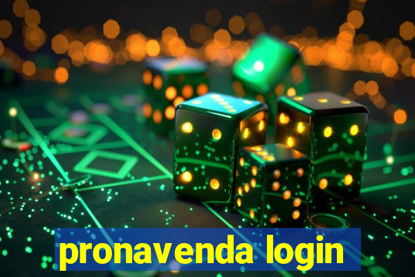 pronavenda login